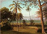 Albert Bierstadt Florida Scene painting